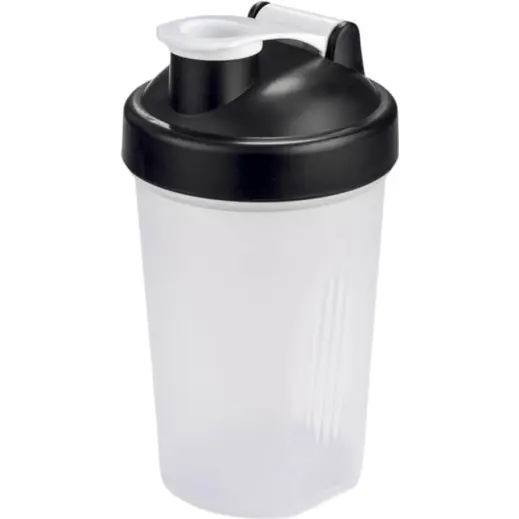 Altitude Shake & Burn Plastic Protein Shaker Black Unbranded
